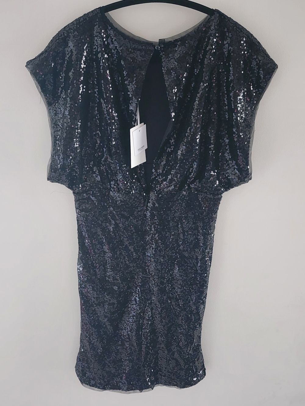 Grace Karin Black Sequin Cocktail Dress